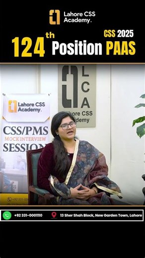 𝗬𝗨𝗠𝗡𝗔 𝗡𝗔𝗩𝗘𝗘𝗗 for Getting "124th POSITION PAAS" In CSS 2025 | LCA