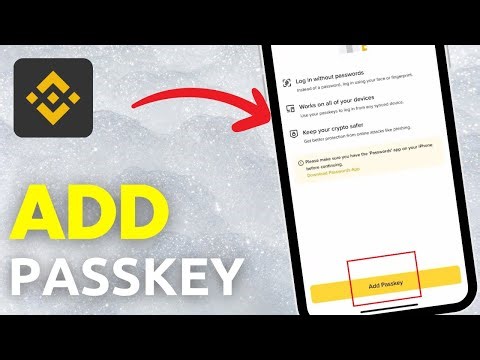 How To Add Passkey On Binance App 2025 | Enable Passkey In Binance Account (Full Tutorial)
