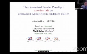 [John McGreevy] Generalized Landau Paradigm (condensed matter review)