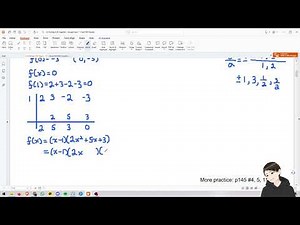 3.5 Putting it all together - Curve Sketching with Calculus