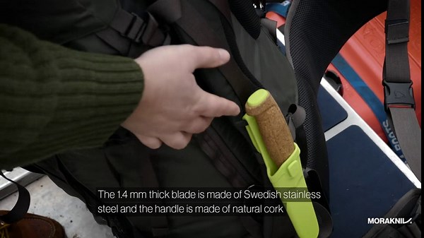 Morakniv Floating Fixed-Blade Fine Edged Stainless Steel Knife