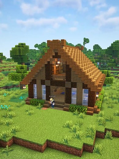 Wooden Base Minecraft Tutorial for Creative Builds