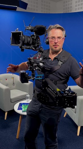 On Set Filming Interviews and Event with Sony A7SIII | Steadicam Arm with DJI RS2 Camera Gimbal Setup