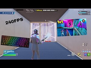 Fortnite 1v1 Piece Control On PC | Keyboard & Mouse Gameplay | 120 FPS | 4K