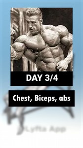 28K views · 430 reactions | Chest, Biceps, abs - Dorian yates Split Day 3/4 by: Muscle Mechanic RTE | Lyfta - Gym Workout Tracker | Facebook