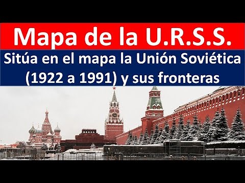 Mapa de la Unión Soviética