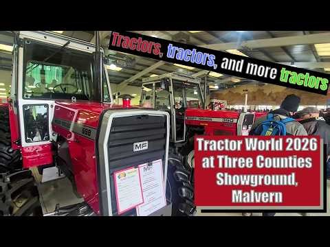 Tractor World 2026: MASSIVE Auction & Rare Ferguson Displays! | Malvern Three Counties Showground
