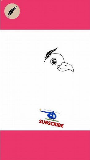 how to draw a cute and simple seagull Easy Cute Bird Drawing #lidoartworks