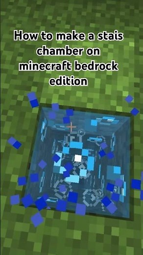How to make a stasis chamber on Minecraft bedrock edition #enderpearl