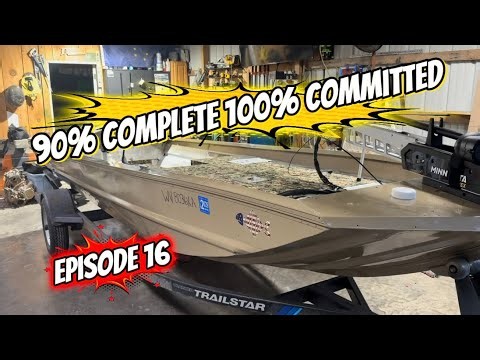 BOAT’S NOT FINISHED… BUT WE SENT IT! | First Water Test of the Tracker Build