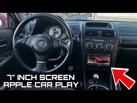 Installing DOUBLE DIN Apple CarPlay! | Head Unit On My Lexus Is300! |