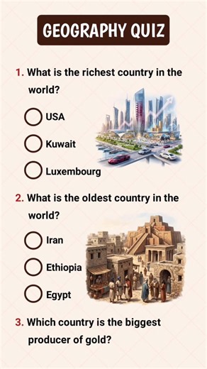 Geography quiz challenge 🌎 #quiz #trivia #geographyquiz #geographyfacts