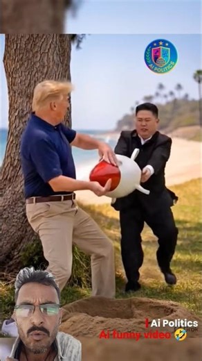 Trump Pulled the Rocket… Then THIS Happened 😂🚀#funny #trump #comedy #kimnamjoon #putin #shorts