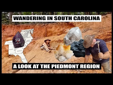 SOUTH CAROLINA GOLD & GEM GEOLOGY: The Piedmont Region