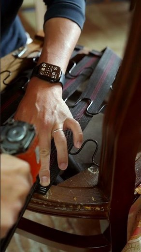椅子の座面の最下層を補強する。#chair #repairing #椅子 #張り替え #修理
