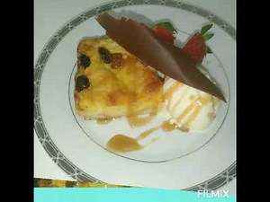 Bread and Butter pudding with Condensed Milk