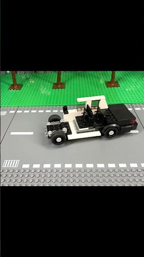 Lego MOC Police car video-tutorial #shorts #legomoc #stopmotion