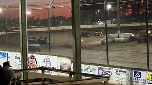 Turn 3 gets wild with spins at kankakee county speedway 2025#racetracklife #dirttracklife #CompactSedan #trucks | Speedway Highlights