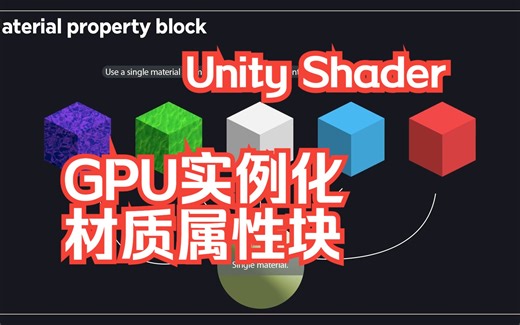 08 GPU 实例 | 材质属性块 | Unity Shader 教程