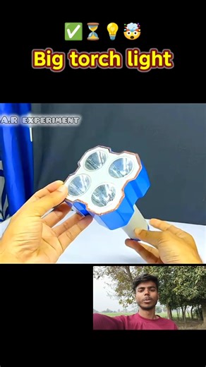 How to make powerful big torch || powerful big torch light Kaise banaen #scienceproject #shorts #diy