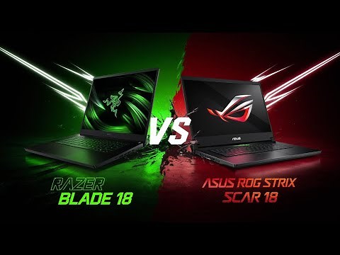 Gaming Giants Clash! Razer Blade 18 vs ASUS ROG Strix Scar 18