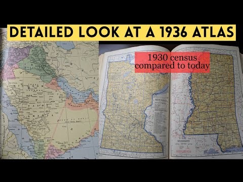 A More Detailed Look at a 1936 Atlas