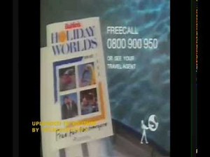 BUTLINS HOLIDAY WORLDS tv advert January 1988