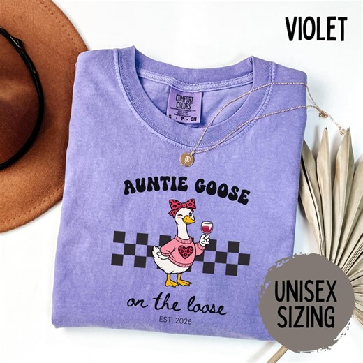 Auntie Shirt Aunt Shirt Silly Goose Custom Auntie Shirt New Aunt Gift Pregnancy Announcement Funny Gift for Aunt Pregnancy Reveal - Etsy