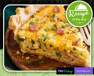 Here's A Recipe To Prepare Scrumptious Ham And Cheese Quiche At Home | Herzindagi