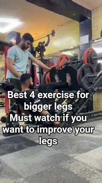 Top 4 Leg Exercises for Mass | Smith Machine Squats & Leg Press Tips