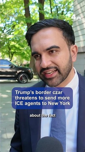 Mamdani responds to ICE threat by Trump's border czar | NBC New York
