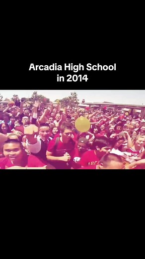 AHS one decade ago ❤️💛 #2014 #lipdub #lipdubchallenge #ausd #ahs #arcadia #arcadiaunified #studentlife #nostalgic #fyp #2024