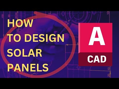 Solar system design in AutoCAD !!