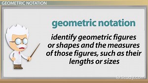 Geometric Notation | Definition & Symbols