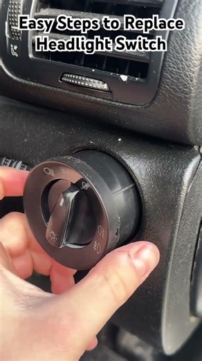 Easy steps to replace headlight switch!#lifehacks