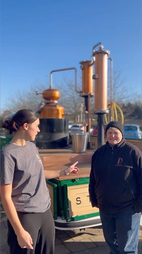 We’re excited to have @devon_distillery with us this weekend distilling our own Darts Farm gin, vodka & rum using grape spirit from our Pebblebed vineyards, raw honey from the farm & single origin cacao. Pop along, say hello & pick up some Christmas spirit! 🌟 | Darts Farm