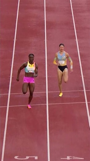 When Julien Alfred is on form she's an unstoppable force #DiamondLeague 💎 #OsloDL 🇳🇴