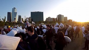 11K views · 51 reactions | Just a Vicious Violent Pillow Fight WAR!! | Newsflare | Facebook