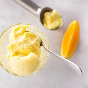 Pineapple Orange Sorbet. Find Recipe: https://taste.md/2arP9wo | Nourish by Tastemade