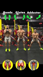 ✅ TYPES OF SQUATS #glutes #glutes #quadriceps #adductors #squat #sumo squat #goblet squat #fitgirl #fitnesstips #bodybuilding | kamalc32