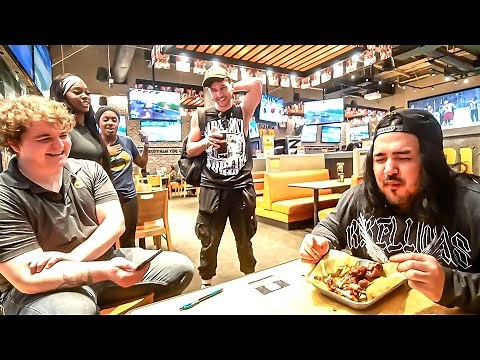 Trying the Hottest Blazing Wings Challenge at Buffalo Wild Wings!