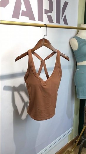 Sexy V Neck Back Fixed Cross Vest #fitness #sports #yoga #fashion #update #gymlover #gym