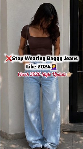 2026 baggy jeans outfits are here ✨🎀 #baggyjeans #fashion #girl #outfitideas #jeanstops #shortsfeed