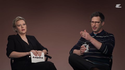 Andy Samberg & Kate McKinnon Reminisce on SNL Days | Inquiring Minds | Esquire