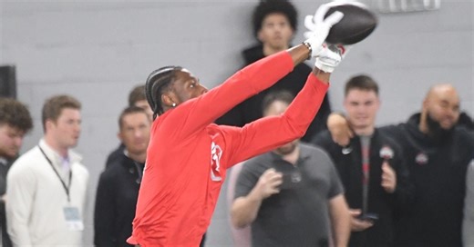 Watch: Ohio State's Carnell Tate passes on chance to run 40, says it can be 'overvalued'