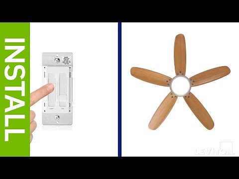 How to Install a Leviton 66DF SureSlide Dual Quiet Fan and Light Control