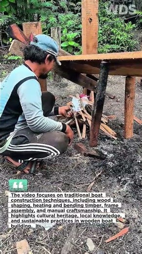 Traditional Wooden Boat Building Process | Handmade Boat Using Ancient Techniques