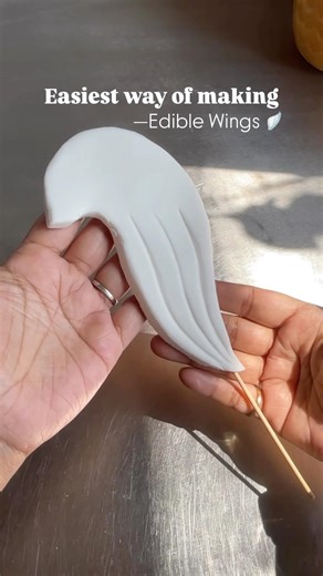 ‼️Easiest way of making Edible wings🪽|#sangeetascookingmantra #wings #edibleart #cakedecoration