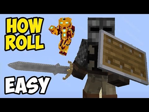 Minecraft Epic Fight Mod how to ROLL (EASY)