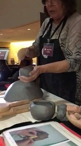 19K views · 307 reactions | Cherokee potter and National Treasure Jane Osti demonstrates how traditional Cherokee pottery designs were just as much about functionality as they were aesthetic beauty. | Cherokee Nation | Facebook